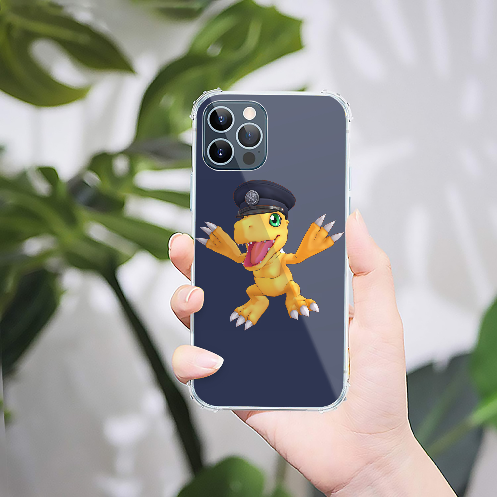 （画像用） Digimon デジタルモンスター/デジモン 【iPhone 12シリーズ対応】透明スマホケース（クリアソフトケース）
